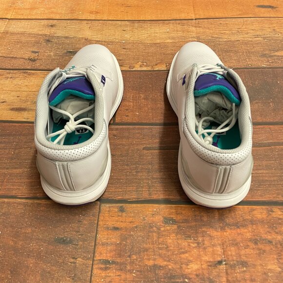 Jordan Men's ADG 5 W "White/Grape Ice" Golf Shoes - Picture 4 of 6